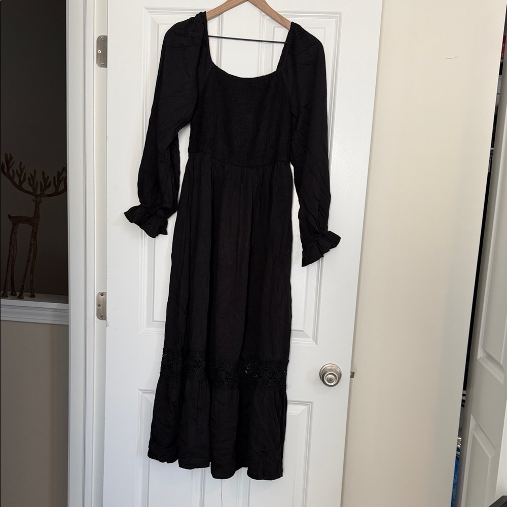 Elegant Black Women's Dress